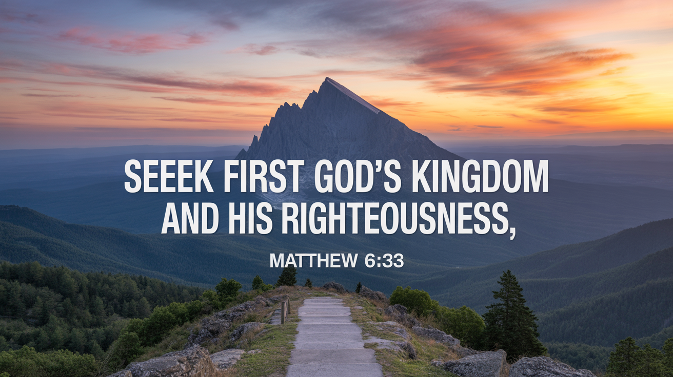 Seeking First the Kingdom: A Reflection on Matthew 6:33