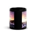 1 Cor 2:5 - Bible Verse, power of God Black Glossy Mug