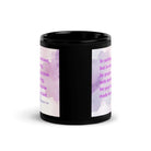 Phil 4:6 - Bible Verse, Prayer and Petition Black Glossy Mug