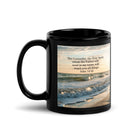 John 14:26 Bible Verse You All Black Glossy Mug 11 oz