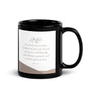 James 1:5 Bible Verse, ask of God Black Glossy Mug