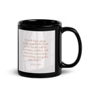 Revelation 21:4 Bible Verse, He will wipe Black Glossy Mug