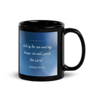 Joshua 24:15 Bible Verse, choose today Black Glossy Mug