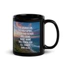 John 14:26 Bible Verse will teach Black Glossy Mug