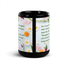 Jer 29:11 - Bible Verse, to give you hope Black Glossy Mug