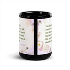 John 10:10 - Bible Verse, Abundant Life Black Glossy Mug