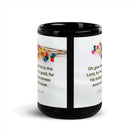 1 Chronicles 16:34 Bible Verse, give thanks Black Glossy Mug