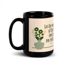 Col 3:16 - Bible Verse, word of Christ Black Glossy Mug