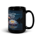 John 14:6 Bible Verse The Father Black Glossy Mug