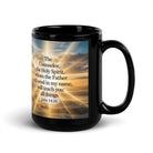 John 14:26 Bible Verse will send Black Glossy Mug