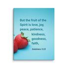 Gal 5:22 - Bible Verse, fruit of the Spirit Canvas