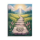 John 14:6 Bible Verse The Truth Canvas 12″×16″