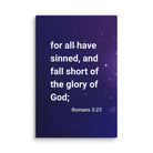 Romans 3:23 - Bible Verse, all have sinned Canvas