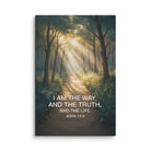 John 14:6 Bible Verse I Am Canvas 12″×18″