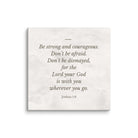 Joshua 1:9 Bible Verse, Be strong Canvas