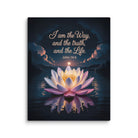 John 14:6 Bible Verse The Way Canvas 16″×20″