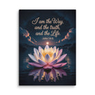 John 14:6 Bible Verse The Way Canvas 18″×24″