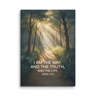 John 14:6 Bible Verse I Am Canvas 20″×28″