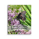 2 Cor. 5:17 Bible Verse, Butterfly Canvas