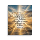 John 14:26 Bible Verse will send Canvas 24″×30″