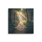 John 14:6 Bible Verse I Am Canvas 28″×28″