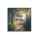 John 14:6 Bible Verse The Life Canvas 30″×30″