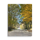 Prov 3:6, Bible Verse, Fall Road Canvas