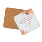 Jeremiah 29:13 - Bible Verse, find me Cork-Back Coaster