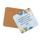 Deuteronomy 6:5 Bible Verse, You shall love Cork-Back Coaster