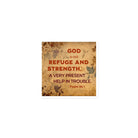 Psalm 46:1 - Bible Verse, God is Our Refuge Die-Cut Magnet