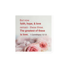 1 Cor 13:13 - Bible Verse, The Greatest is Love Magnet