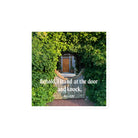 Rev 3:20 Bible Verse, Garden Doorway Die-Cut Magnet