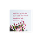 Eph 2:8 - Bible Verse, saved through faith Die-Cut Magnet