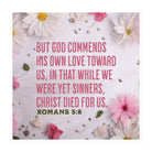 Romans 5:8 - Bible Verse, Christ Died for Us Die-Cut Magnet