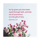 Eph 2:8 - Bible Verse, saved through faith Die-Cut Magnet