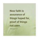 Heb 11:1 - Bible Verse, faith is assurance Die-Cut Magnet
