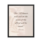 Romans 10:13 Bible Verse, Whoever Enhanced Matte Paper Framed Poster