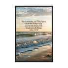 John 14:26 Bible Verse You All Enhanced Matte Paper Framed Poster Black 24″×36″