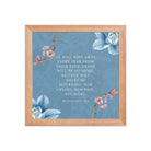 Revelation 21:4 Bible Verse, every tear Enhanced Matte Paper Framed Poster