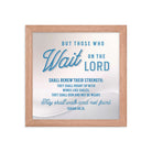 Isaiah 40:31 - Bible Verse, Wings like Eagles Framed Poster