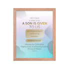 Isaiah 9:6 - Bible Verse, Wonderful Counselor Enhanced Matte Paper Framed Poster