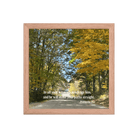 Prov 3:6, Bible Verse, Fall Road Framed Poster