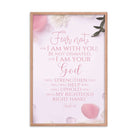 Isaiah 41:10 - Bible Verse, God will strengthen you Framed Poster