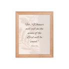 Romans 10:13 Bible Verse, Whoever Enhanced Matte Paper Framed Poster