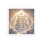 John 14:26 Bible Verse Counselor Enhanced Matte Paper Framed Poster White 12″×12″