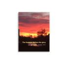 Psalm 19:1 Bible Verse, Sunset Glory Poster