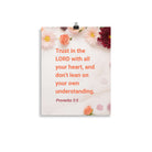 Prov 3:5 - Bible Verse, Trust in the LORD Enhanced Matte Paper Poster