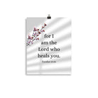 Exodus 15:26 Bible Verse, diligently listen Enhanced Matte Paper Poster