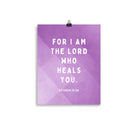 Exodus 15:26 Bible Verse, in his eyes Enhanced Matte Paper Poster