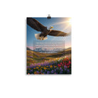 Isaiah 40:31 Bible Verse Who Wait Enhanced Matte Paper Poster 11″×14″